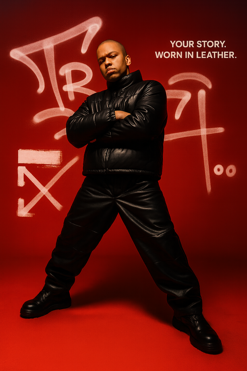 OMROK Black Puffer Sheep Leather Jacket - MAN