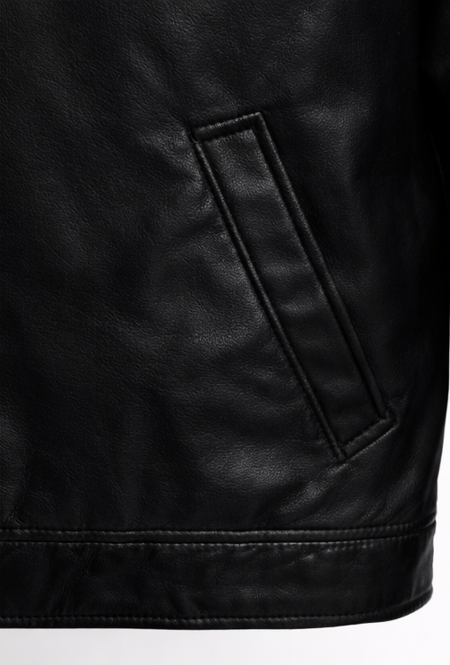 OMROK Reversible Leather & Checkered Jacket - WOMAN