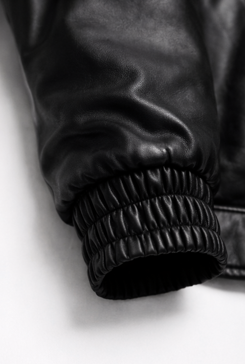 OMROK Reversible Leather & Checkered Jacket - WOMAN