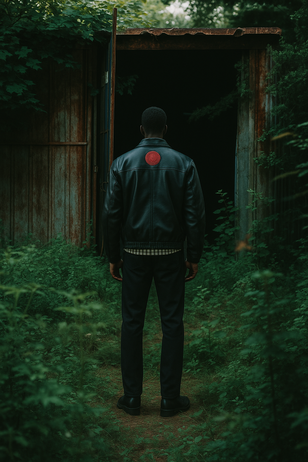 OMROK Reversible Leather & Checkered Jacket - MAN